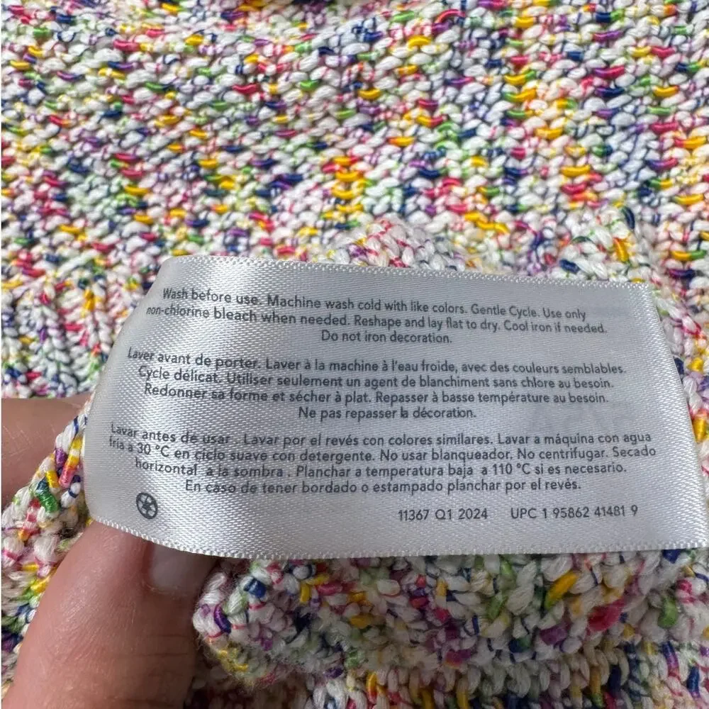 OshKosh B'gosh Multicolor Crochet Halter Sweater Tank Size 5/5A